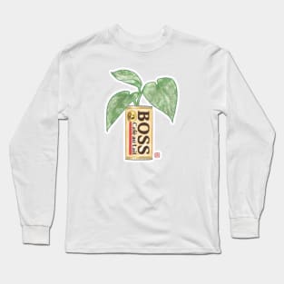 Pothos in a Boss Can Long Sleeve T-Shirt